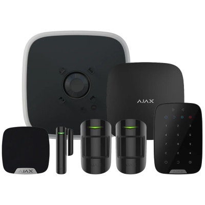 Ajax Superior Wireless Alarm Kit4 S,Black (90768)